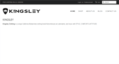 Desktop Screenshot of kingsleyclothing.com